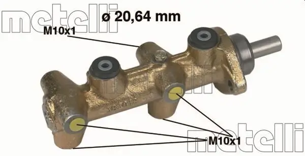 Hauptbremszylinder METELLI 05-0040