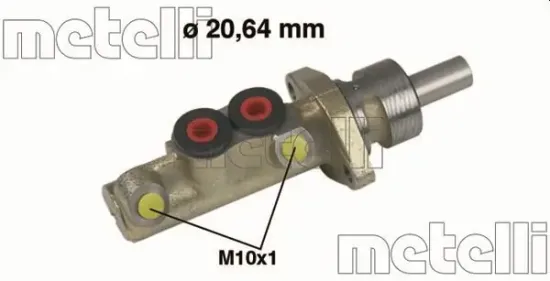 Hauptbremszylinder METELLI 05-0156 Bild Hauptbremszylinder METELLI 05-0156
