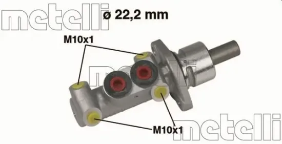 Hauptbremszylinder METELLI 05-0302 Bild Hauptbremszylinder METELLI 05-0302