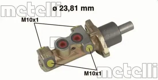 Hauptbremszylinder METELLI 05-0325 Bild Hauptbremszylinder METELLI 05-0325