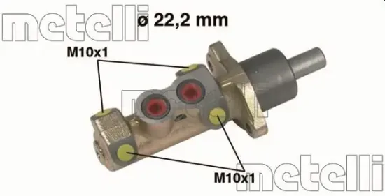 Hauptbremszylinder METELLI 05-0326 Bild Hauptbremszylinder METELLI 05-0326