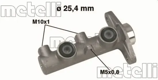 Hauptbremszylinder METELLI 05-0329 Bild Hauptbremszylinder METELLI 05-0329