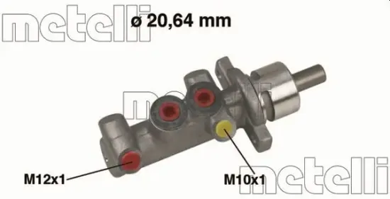 Hauptbremszylinder METELLI 05-0416 Bild Hauptbremszylinder METELLI 05-0416