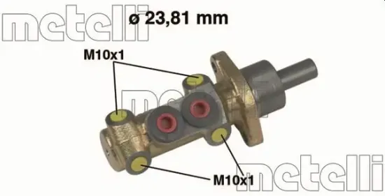 Hauptbremszylinder METELLI 05-0418 Bild Hauptbremszylinder METELLI 05-0418