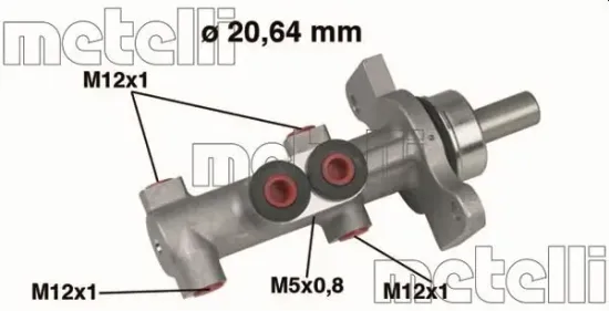 Hauptbremszylinder METELLI 05-0422 Bild Hauptbremszylinder METELLI 05-0422