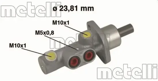 Hauptbremszylinder METELLI 05-0452 Bild Hauptbremszylinder METELLI 05-0452