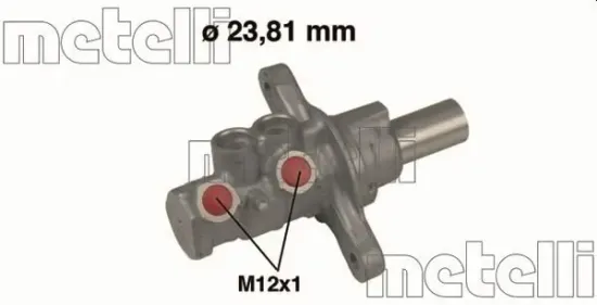 Hauptbremszylinder METELLI 05-0522 Bild Hauptbremszylinder METELLI 05-0522