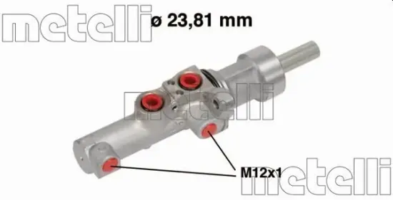 Hauptbremszylinder METELLI 05-0550 Bild Hauptbremszylinder METELLI 05-0550