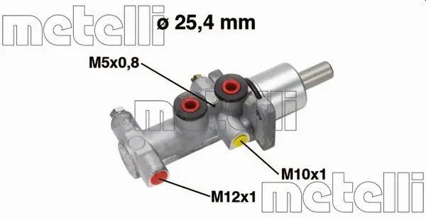 Hauptbremszylinder METELLI 05-0554