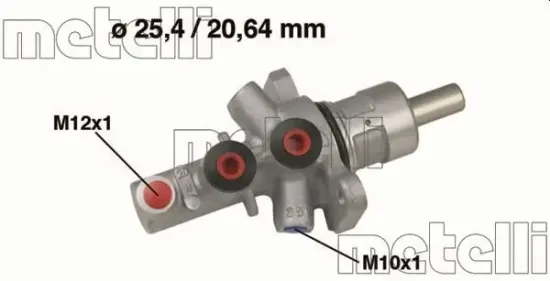 Hauptbremszylinder METELLI 05-0561 Bild Hauptbremszylinder METELLI 05-0561