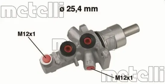 Hauptbremszylinder METELLI 05-0566 Bild Hauptbremszylinder METELLI 05-0566