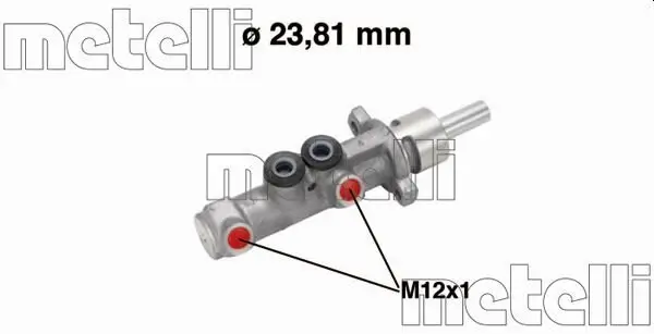 Hauptbremszylinder METELLI 05-0572