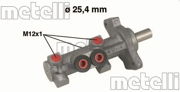 Hauptbremszylinder METELLI 05-0618