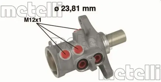 Hauptbremszylinder METELLI 05-0638 Bild Hauptbremszylinder METELLI 05-0638