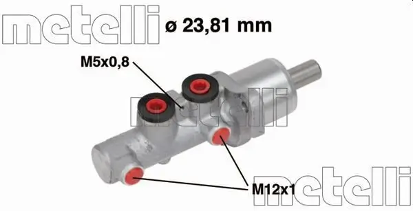Hauptbremszylinder METELLI 05-0668