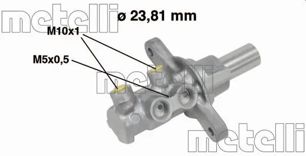 Hauptbremszylinder METELLI 05-0680