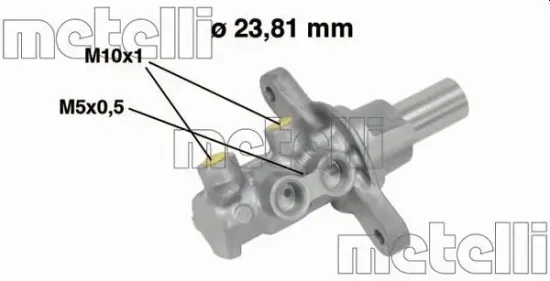 Hauptbremszylinder METELLI 05-0680 Bild Hauptbremszylinder METELLI 05-0680