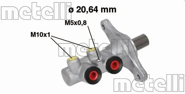 Hauptbremszylinder METELLI 05-0682
