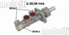 Hauptbremszylinder METELLI 05-0708