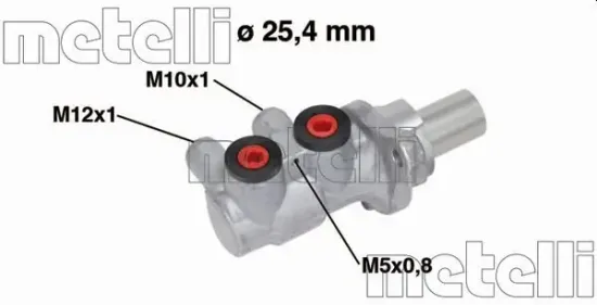 Hauptbremszylinder METELLI 05-0717 Bild Hauptbremszylinder METELLI 05-0717