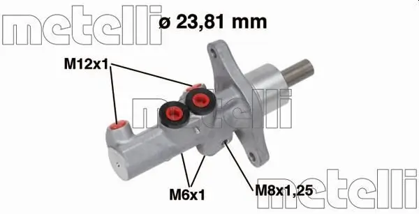 Hauptbremszylinder METELLI 05-0719