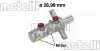 Hauptbremszylinder METELLI 05-0728