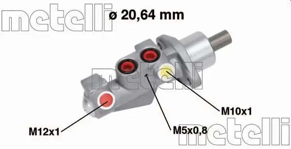 Hauptbremszylinder METELLI 05-0750