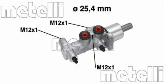 Hauptbremszylinder METELLI 05-0766 Bild Hauptbremszylinder METELLI 05-0766