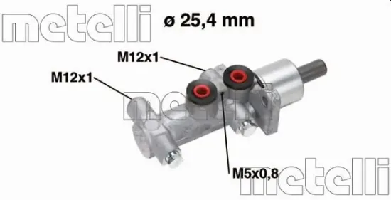 Hauptbremszylinder METELLI 05-0767 Bild Hauptbremszylinder METELLI 05-0767