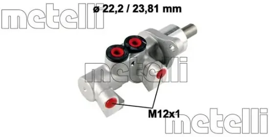 Hauptbremszylinder METELLI 05-0769 Bild Hauptbremszylinder METELLI 05-0769