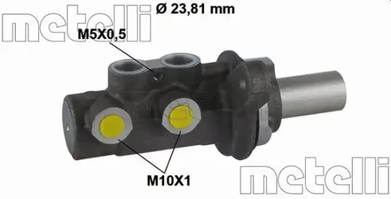 Hauptbremszylinder METELLI 05-0784 Bild Hauptbremszylinder METELLI 05-0784