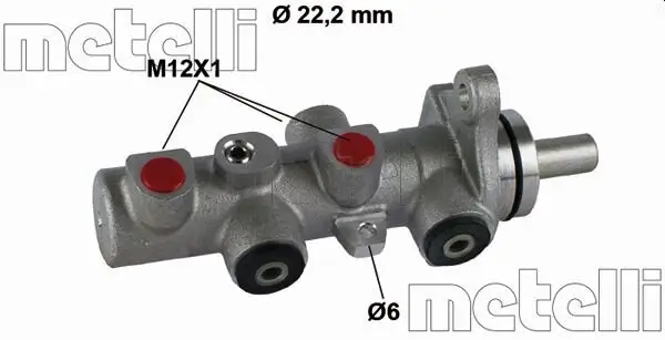 Hauptbremszylinder METELLI 05-0793