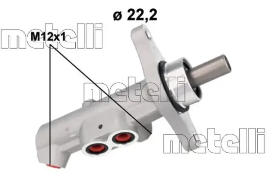 Hauptbremszylinder METELLI 05-1177 Bild Hauptbremszylinder METELLI 05-1177