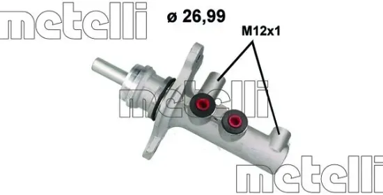Hauptbremszylinder METELLI 05-1188 Bild Hauptbremszylinder METELLI 05-1188