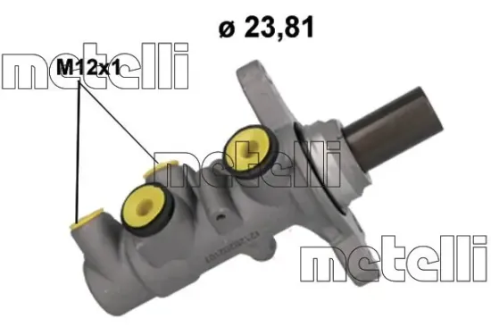 Hauptbremszylinder METELLI 05-1212 Bild Hauptbremszylinder METELLI 05-1212