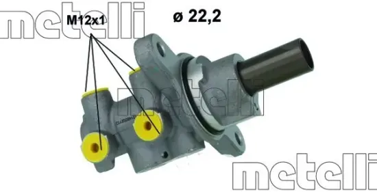 Hauptbremszylinder METELLI 05-1214 Bild Hauptbremszylinder METELLI 05-1214