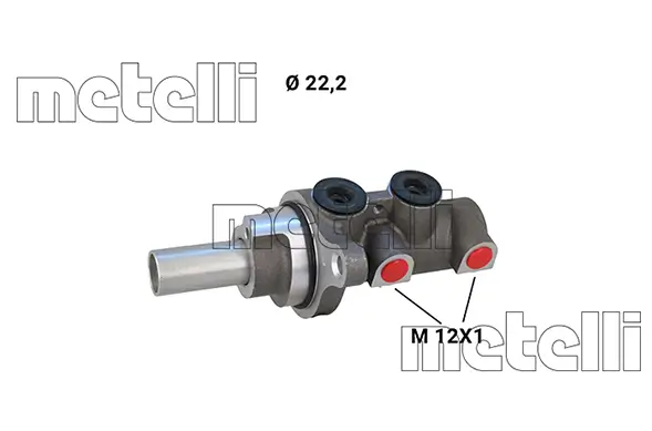 Hauptbremszylinder METELLI 05-1288