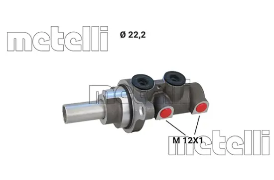 Hauptbremszylinder METELLI 05-1288 Bild Hauptbremszylinder METELLI 05-1288