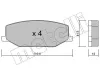 Bremsbelagsatz, Scheibenbremse Vorderachse METELLI 22-0097-0