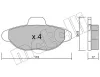 Bremsbelagsatz, Scheibenbremse Vorderachse METELLI 22-0137-0