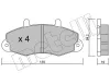 Bremsbelagsatz, Scheibenbremse Vorderachse METELLI 22-0194-0