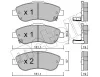 Bremsbelagsatz, Scheibenbremse Vorderachse METELLI 22-0789-0