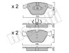 Bremsbelagsatz, Scheibenbremse Vorderachse METELLI 22-0918-0