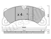 Bremsbelagsatz, Scheibenbremse Vorderachse METELLI 22-0956-0