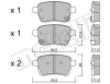 Bremsbelagsatz, Scheibenbremse METELLI 22-1012-0