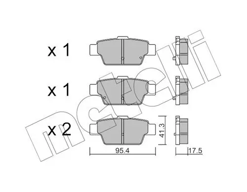 Gelenksatz, Antriebswelle Vorderachse radseitig METELLI 15-1056 Bild Gelenksatz, Antriebswelle Vorderachse radseitig METELLI 15-1056