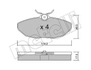 Gelenksatz, Antriebswelle METELLI 15-1096
