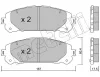 Bremsbelagsatz, Scheibenbremse METELLI 22-1367-0