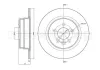 Bremsscheibe Hinterachse METELLI 23-0644