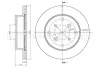 Bremsscheibe Vorderachse METELLI 23-0691